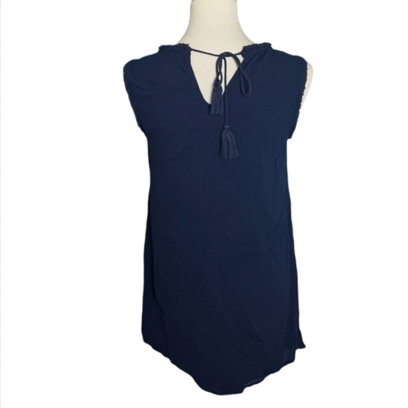 ❌Tommy Bahama Black Eyelet Cover-up Gauze Dress| Size Small | Boho Summer Beach - Picture 5 of 9